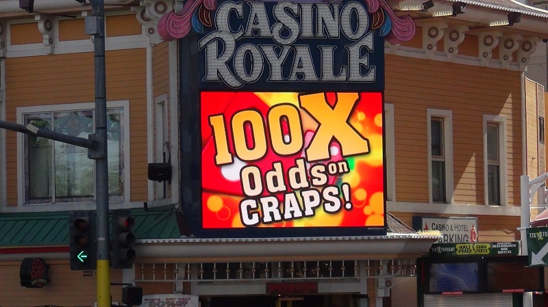 100x craps at casino royale