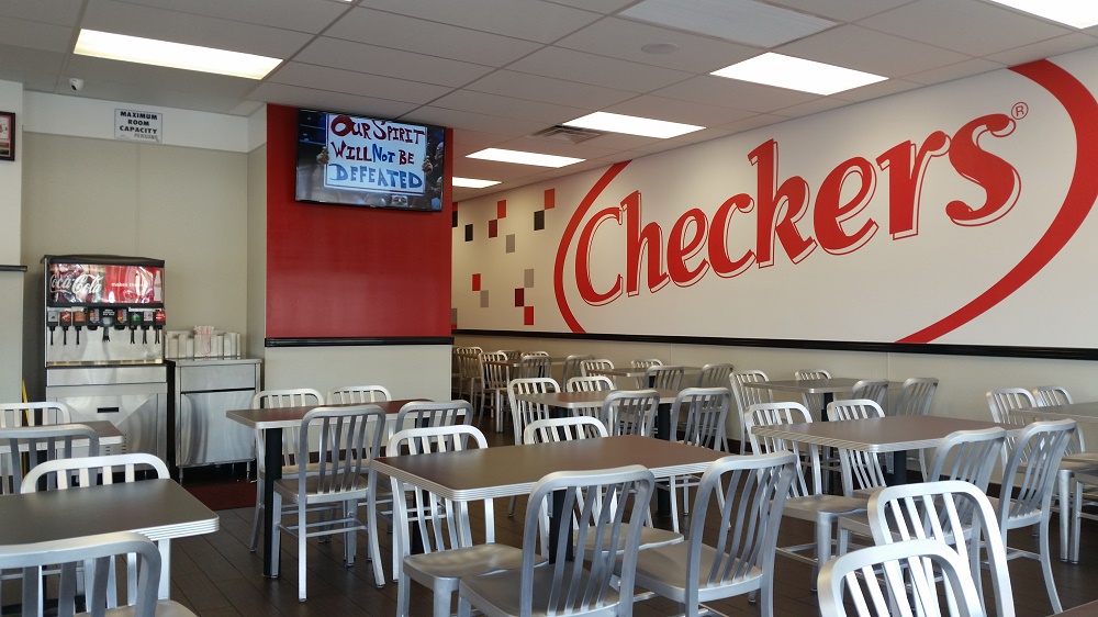 inside checkers at harmon and paradise