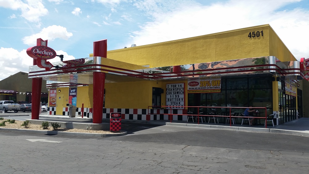 drive thru checkers at harmon and paradise